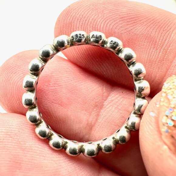 Pandora Eternity Ring Sterling Silver Size 6 - Picture 4 of 5